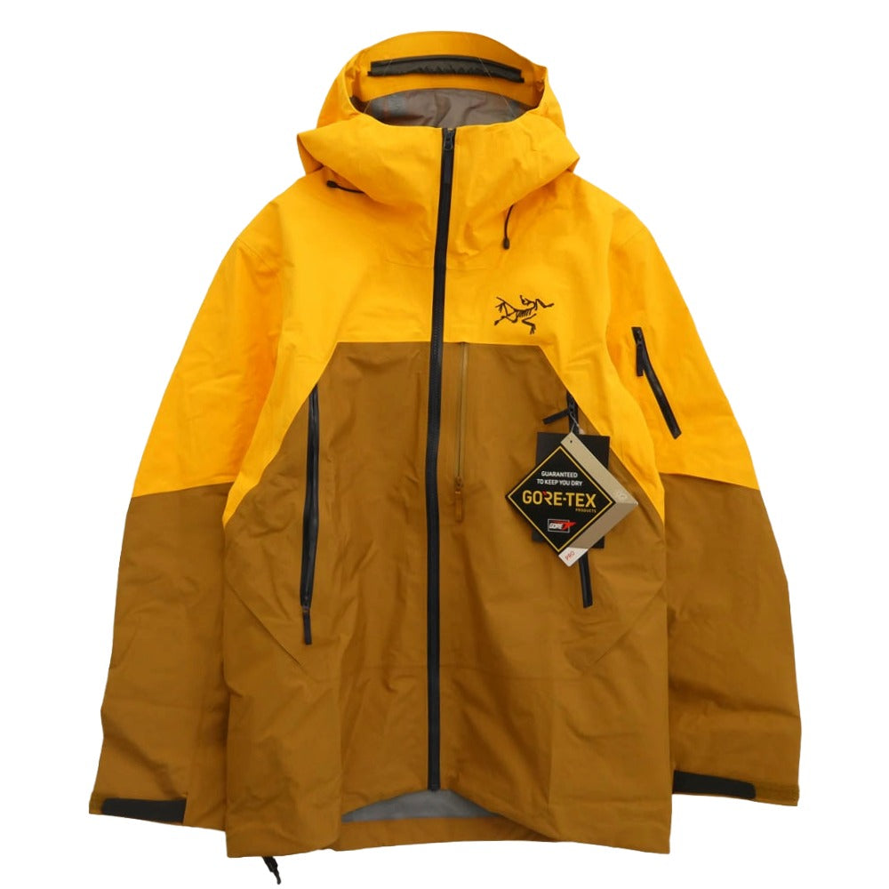 ARC'TERYX アークテリクス X000007149 Rush Jacket MEN'S Yukon Edziza ラッシュ ジャケット Mサイズ イエロー系 ブラウン系 M【極上美品】【中古】