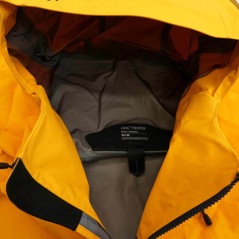 ARC'TERYX アークテリクス X000007149 Rush Jacket MEN'S Yukon Edziza ラッシュ ジャケット Mサイズ イエロー系 ブラウン系 M【極上美品】【中古】