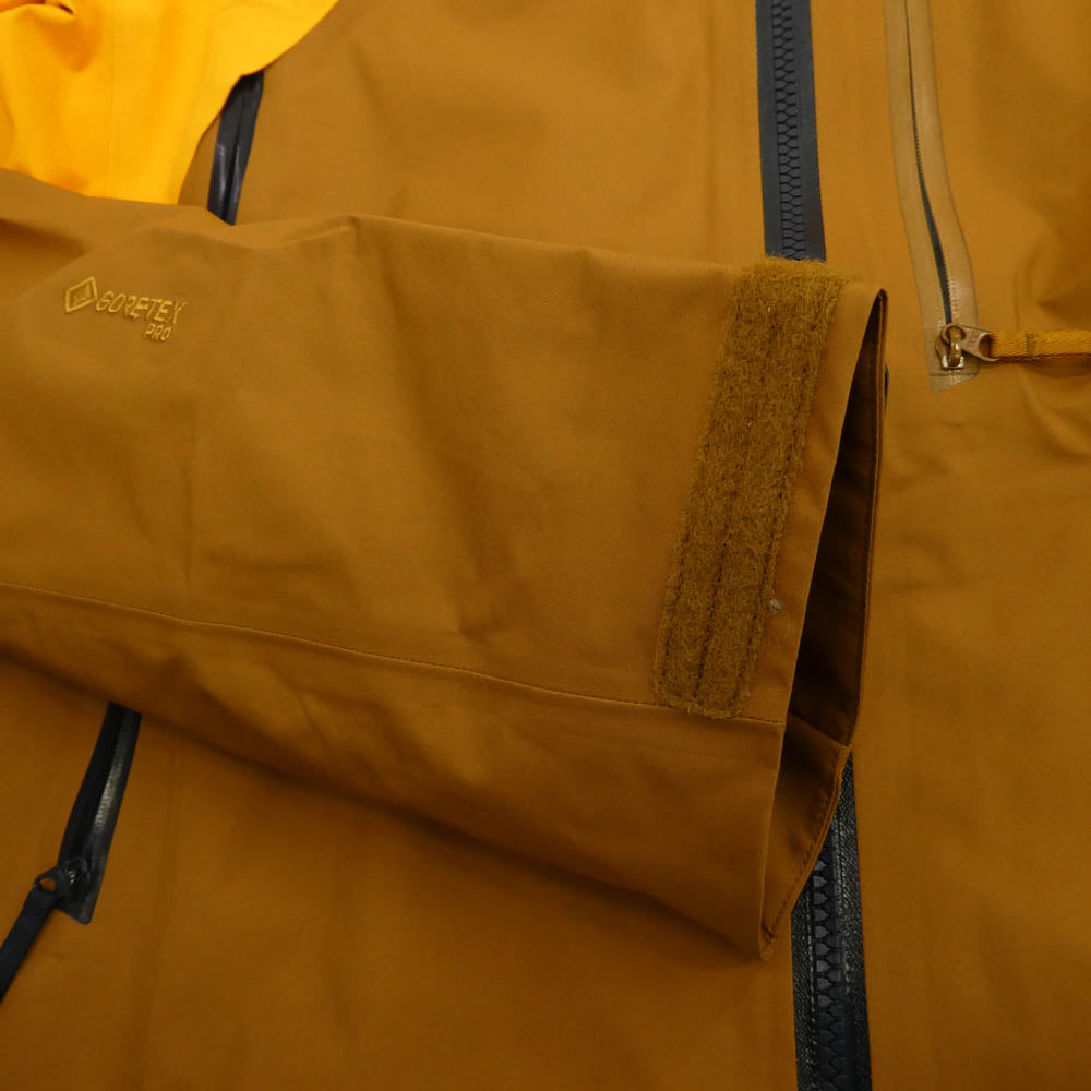 ARC'TERYX アークテリクス X000007149 Rush Jacket MEN'S Yukon Edziza ラッシュ ジャケット Mサイズ イエロー系 ブラウン系 M【極上美品】【中古】