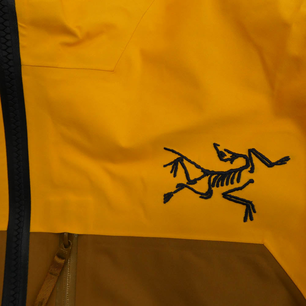 ARC'TERYX アークテリクス X000007149 Rush Jacket MEN'S Yukon Edziza ラッシュ ジャケット XLサイズ イエロー系 ブラウン系 XL【極上美品】【中古】