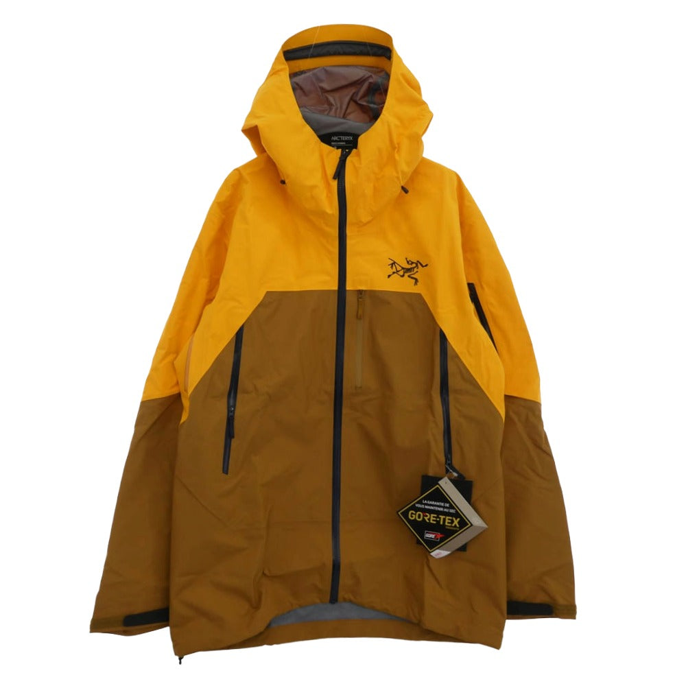ARC'TERYX アークテリクス X000007149 Rush Jacket MEN'S Yukon Edziza ラッシュ ジャケット Lサイズ イエロー系 ブラウン系 L【極上美品】【中古】