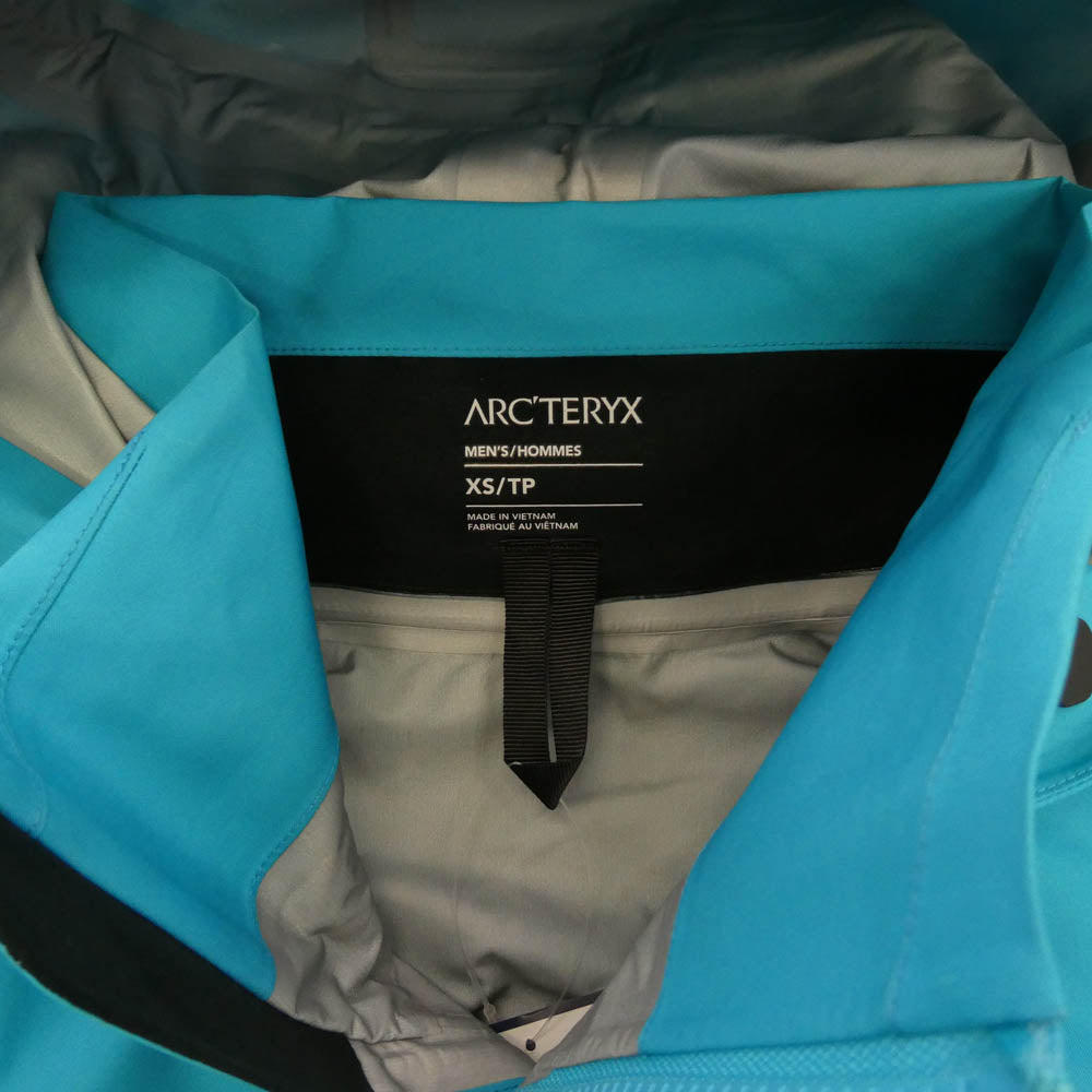 ARC'TERYX アークテリクス X000007082 BETA AR JACKET MEN'S ベータ AR メンズ Blue Tetra ジャケット ライトブルー系 XS【極上美品】【中古】