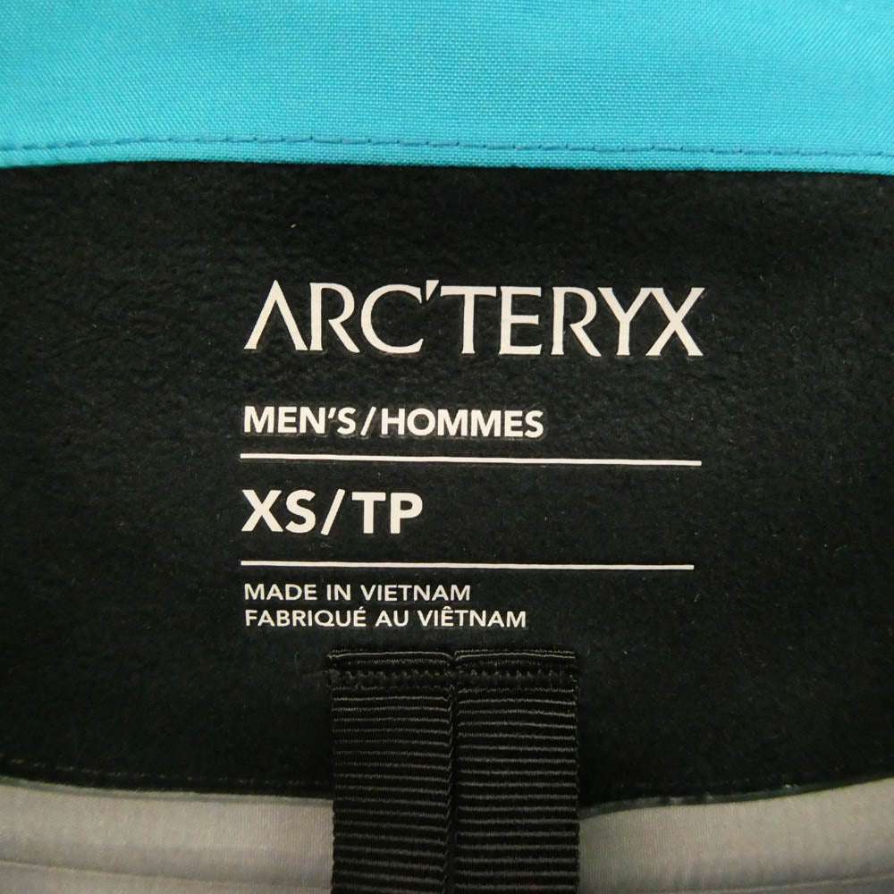 ARC'TERYX アークテリクス X000007082 BETA AR JACKET MEN'S ベータ AR メンズ Blue Tetra ジャケット ライトブルー系 XS【極上美品】【中古】