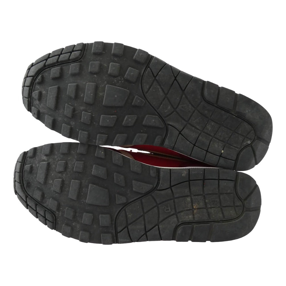 NIKE ナイキ 908366-600 AIR MAX 1 PREMIUM RETRO エアマックス プレミアム レトロ スニーカー レッド系 ベージュ系 27.5cm【中古】