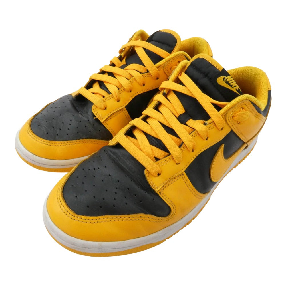 NIKE ナイキ DD1391-004 DUNK LOW RETRO CHAMPIONSHIP GOLDROD ダンク レトロ チャンピオンシップ ゴールドロッド スニーカー イエロー系 28cm【中古】