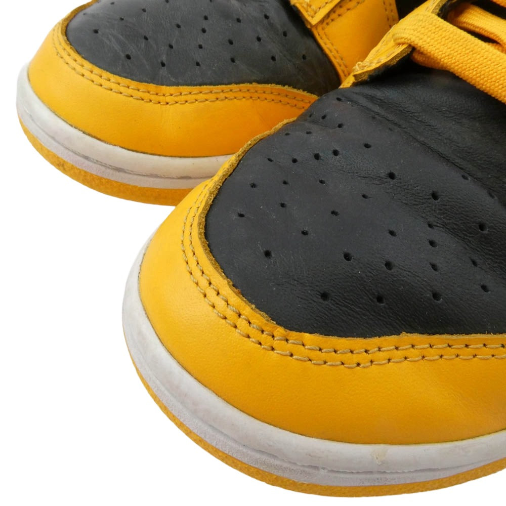 NIKE ナイキ DD1391-004 DUNK LOW RETRO CHAMPIONSHIP GOLDROD ダンク レトロ チャンピオンシップ ゴールドロッド スニーカー イエロー系 28cm【中古】