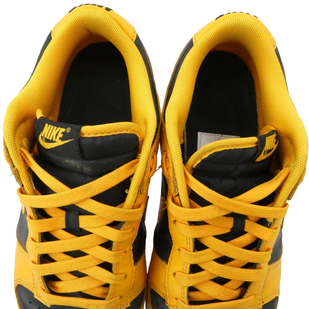 NIKE ナイキ DD1391-004 DUNK LOW RETRO CHAMPIONSHIP GOLDROD ダンク レトロ チャンピオンシップ ゴールドロッド スニーカー イエロー系 28cm【中古】