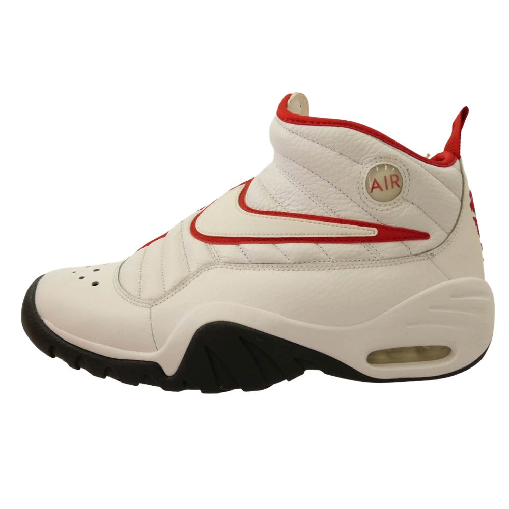 NIKE ナイキ 880869-100 AIR SHAKE NDESTRUKT エアシェイク インデストラクト スニーカー ホワイト系 レッド系 28cm【中古】