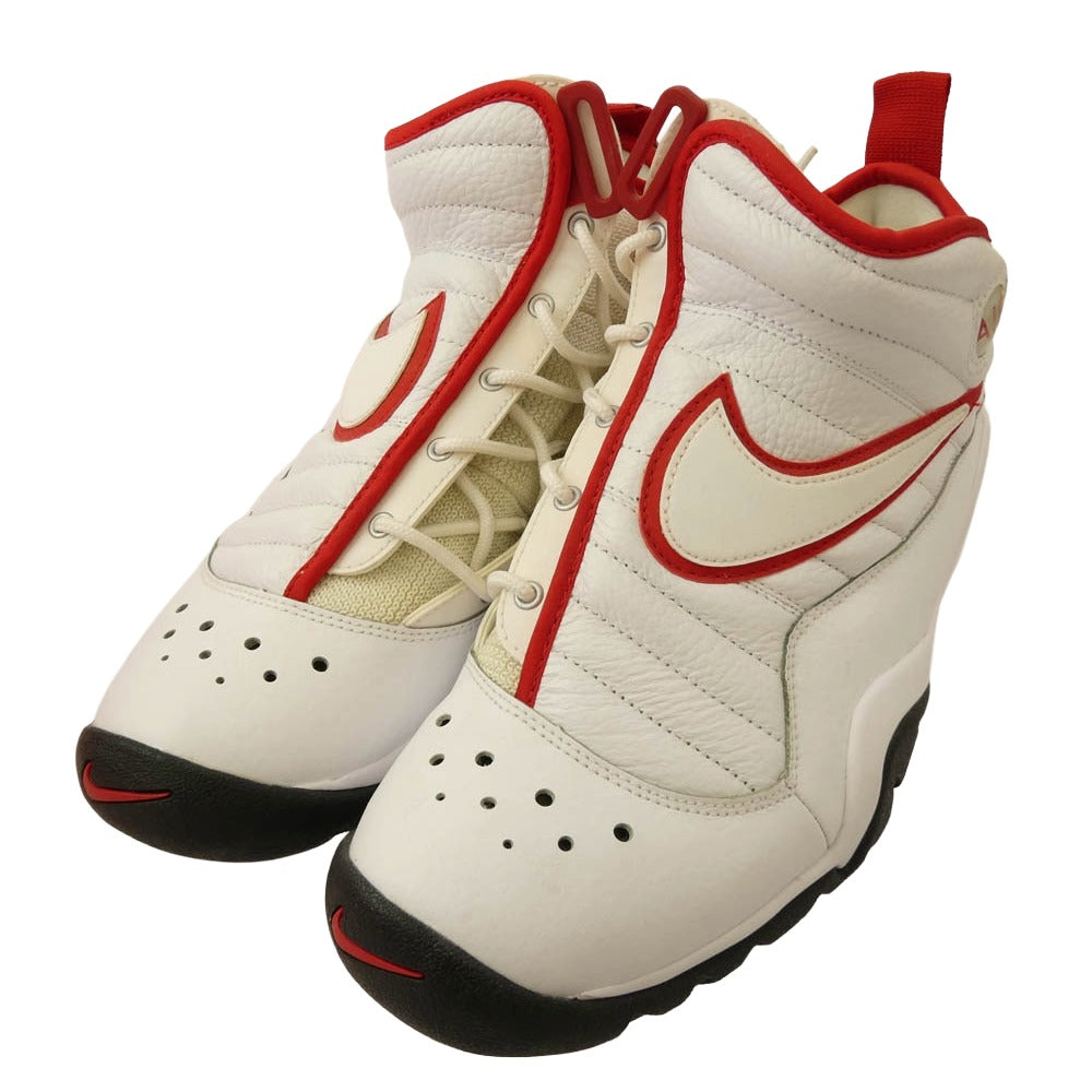 NIKE ナイキ 880869-100 AIR SHAKE NDESTRUKT エアシェイク インデストラクト スニーカー ホワイト系 レッド系 28cm【中古】