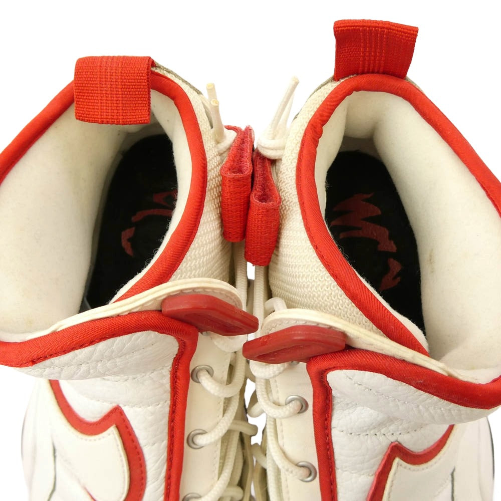 NIKE ナイキ 880869-100 AIR SHAKE NDESTRUKT エアシェイク インデストラクト スニーカー ホワイト系 レッド系 28cm【中古】