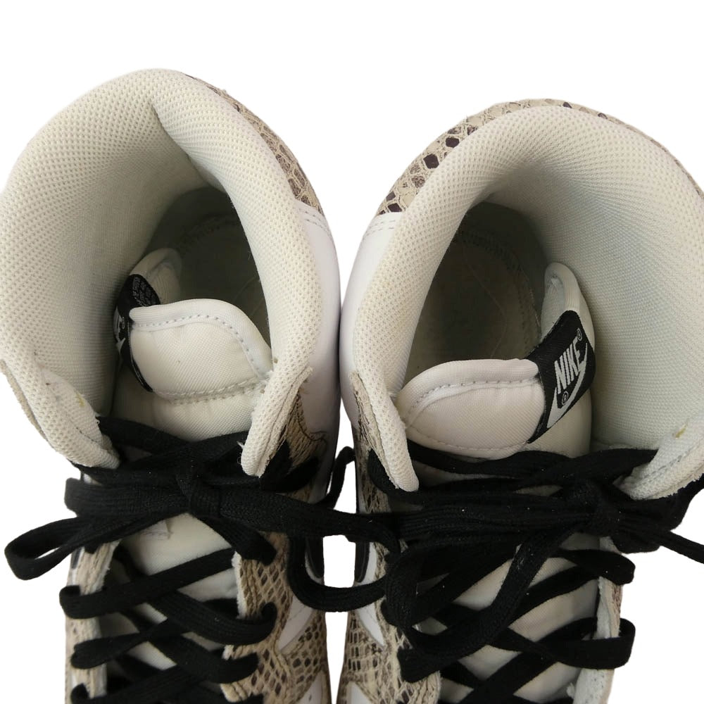 NIKE ナイキ FB1318-100 TERMINATOR HIGH COCOA SNAKE ターミネーター ココアスネーク ハイカットスニーカー ホワイト系 28cm【中古】