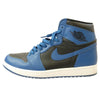 NIKE ナイキ 555088-404 AIR JORDAN 1 RETRO HIGH OG DARK MARINA BLUE エアジョーダン1 レトロ ハイ スニーカー ブルー系 ブラック系 28cm【中古】