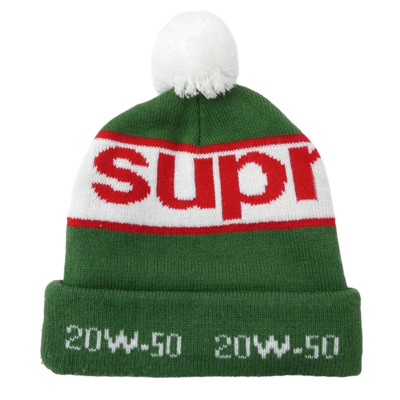 Supreme シュプリーム 20AW Garage Beanie ガレージ ビーニー ニットキャップ グリーン系 表記なし【中古】