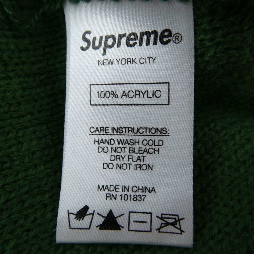 Supreme シュプリーム 20AW Garage Beanie ガレージ ビーニー ニットキャップ グリーン系 表記なし【中古】
