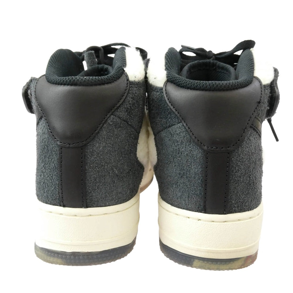 NIKE ナイキ DO2123-113 AIR FORCE 1 MID 07 PREMIUM エアフォース1 プレミアム ローカット スニーカー ホワイト系 ブラック系 28cm【中古】