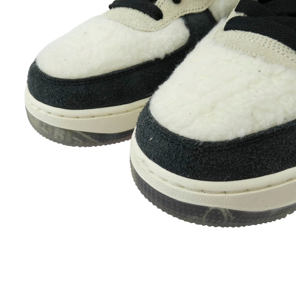 NIKE ナイキ DO2123-113 AIR FORCE 1 MID 07 PREMIUM エアフォース1 プレミアム ローカット スニーカー ホワイト系 ブラック系 28cm【中古】