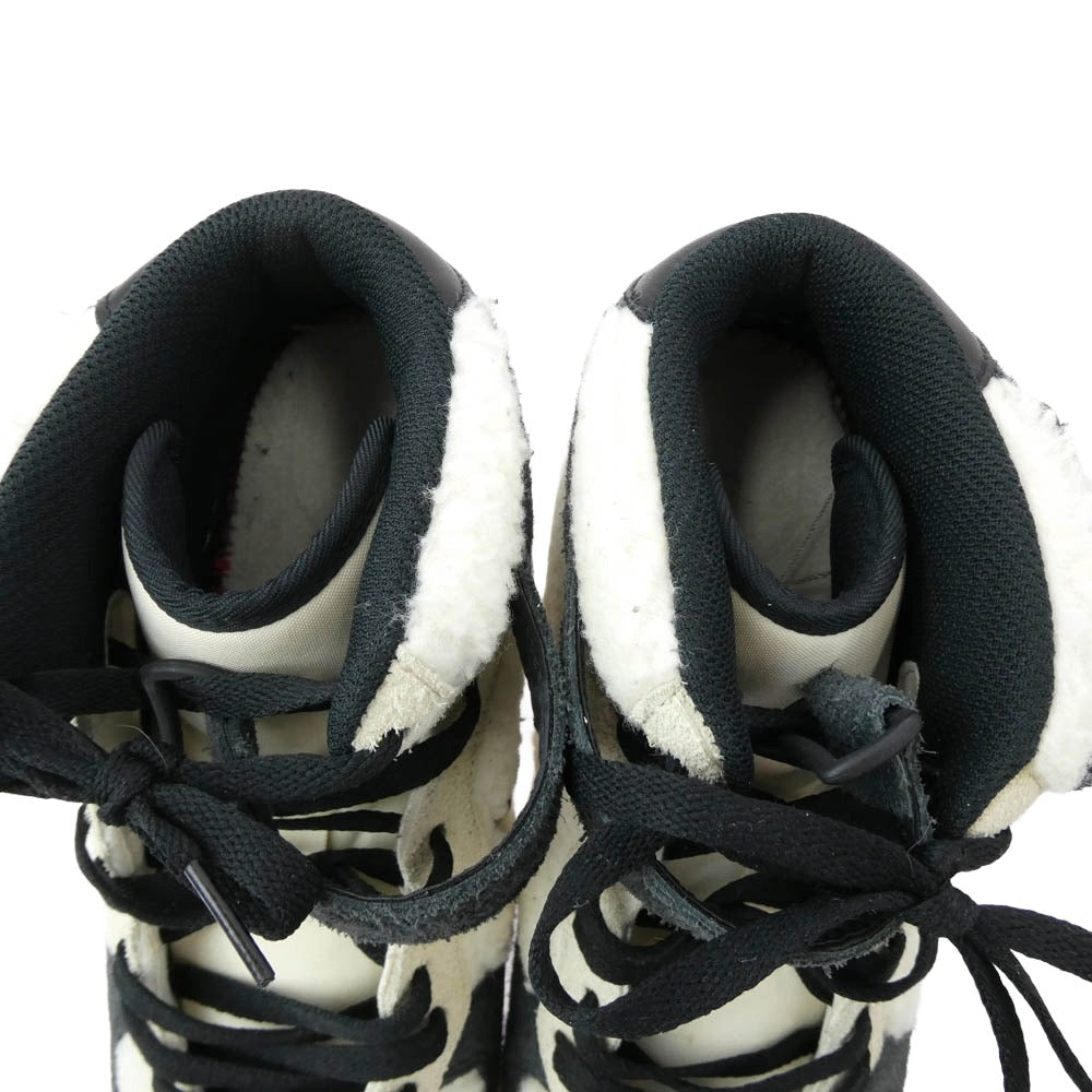 NIKE ナイキ DO2123-113 AIR FORCE 1 MID 07 PREMIUM エアフォース1 プレミアム ローカット スニーカー ホワイト系 ブラック系 28cm【中古】