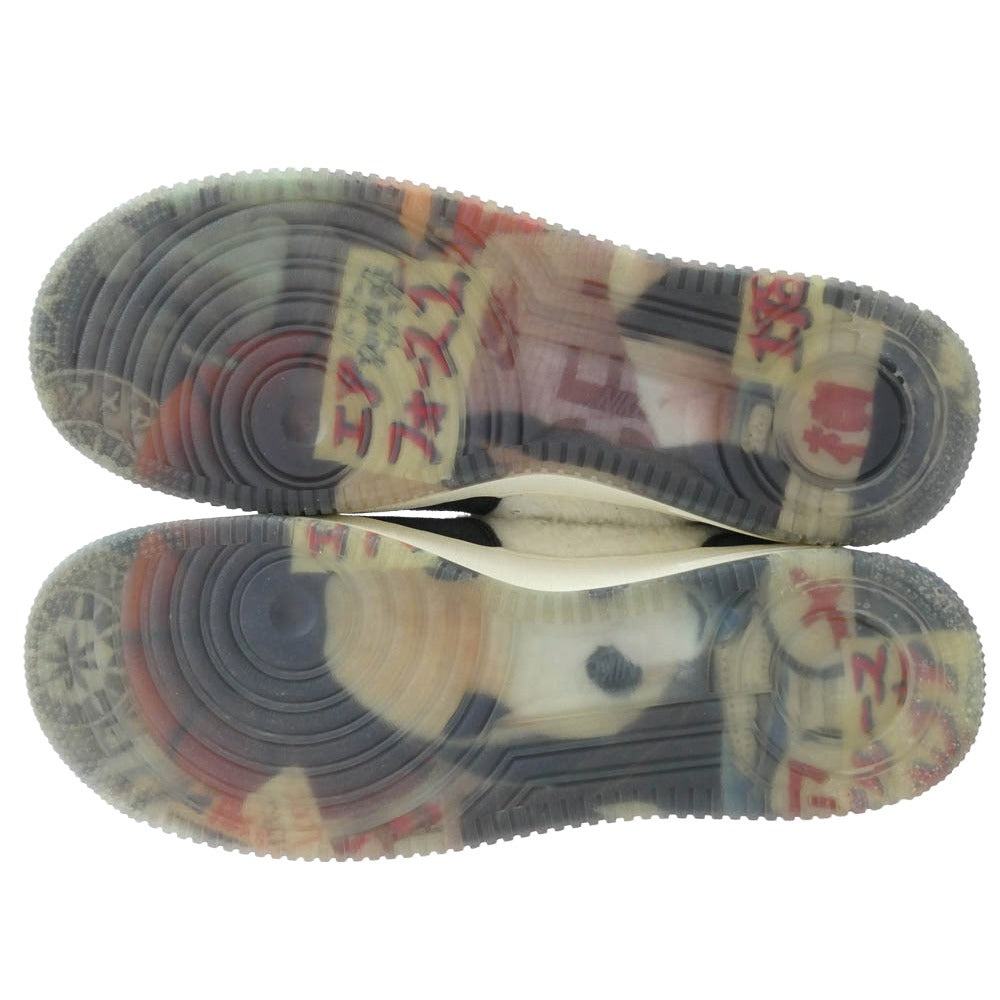 NIKE ナイキ DO2123-113 AIR FORCE 1 MID 07 PREMIUM エアフォース1 プレミアム ローカット スニーカー ホワイト系 ブラック系 28cm【中古】