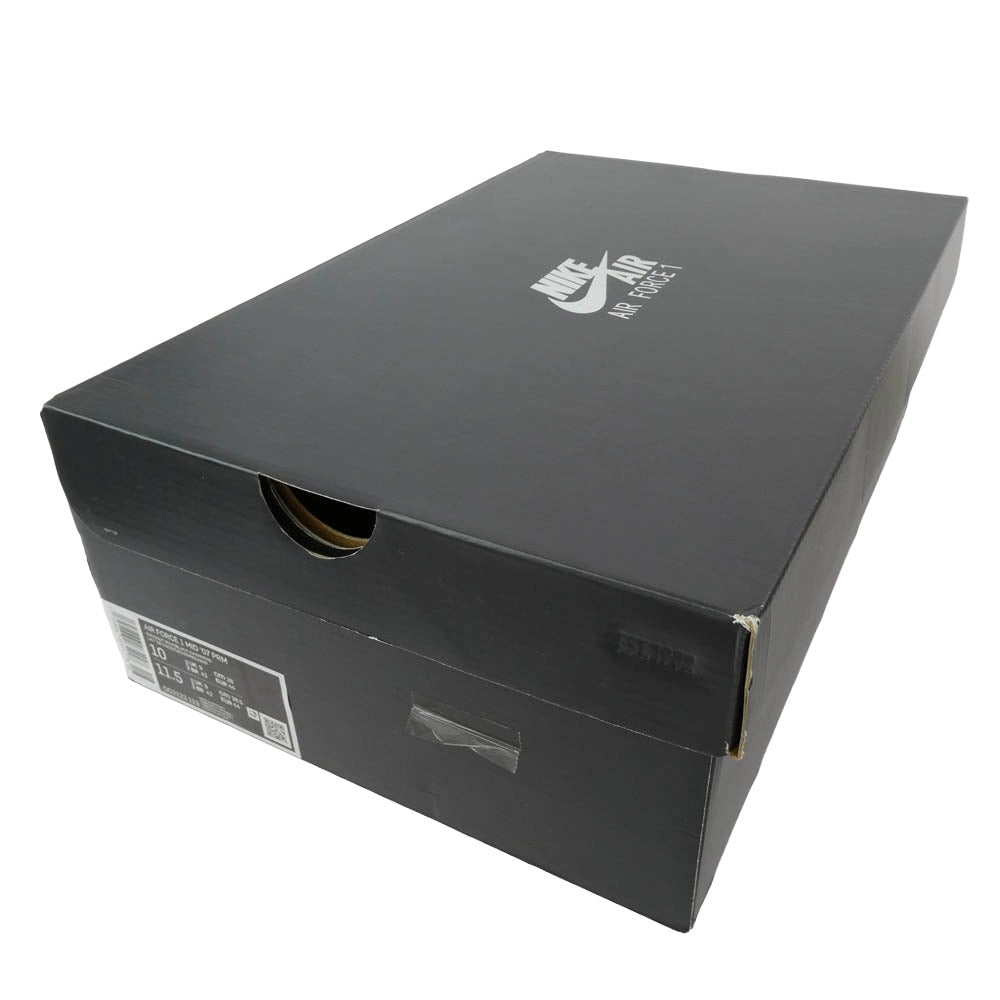 NIKE ナイキ DO2123-113 AIR FORCE 1 MID 07 PREMIUM エアフォース1 プレミアム ローカット スニーカー ホワイト系 ブラック系 28cm【中古】