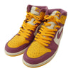 NIKE ナイキ 555088-706 AIR JORDAN 1 RETRO HIGH OG Brotherhood AJ1 エアジョーダン レトロ ブラザーフッド ハイカットスニーカー パープル系 イエロー系 28cm【中古】