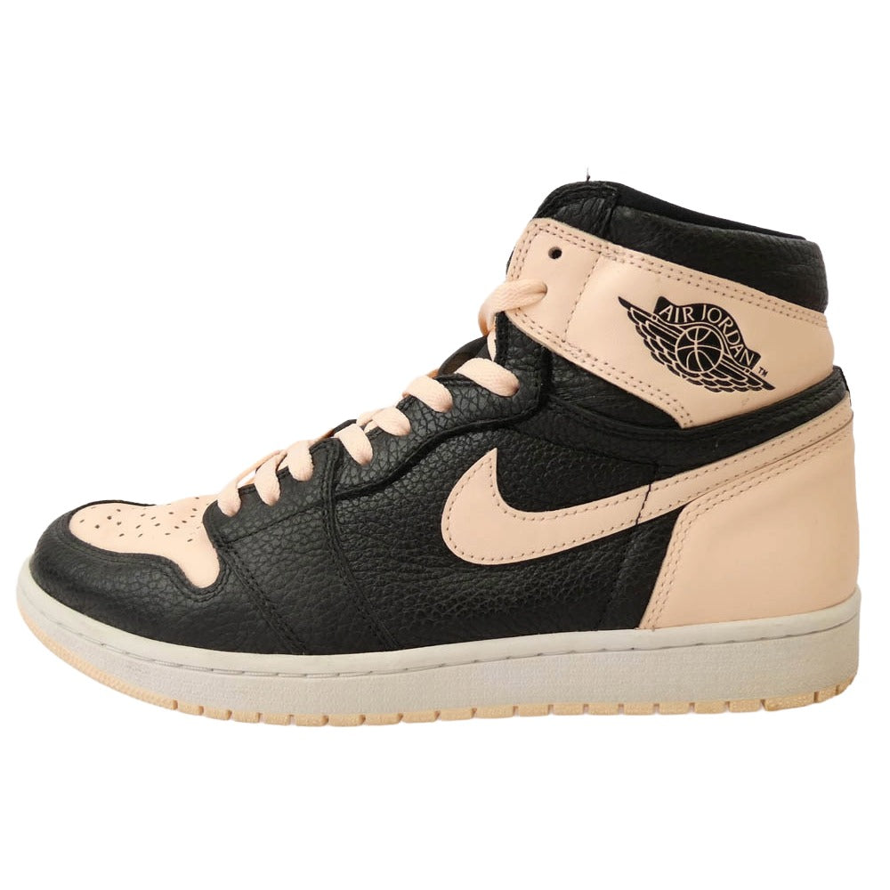 NIKE ナイキ 555088-081 AIR JORDAN 1 RETRO HIGH OG CRIMSON TINT エア ジョーダン 1 レトロ ハイ オージー クリムゾン ティント スニーカー ブラック系 ピンク系 28.5cm【中古】