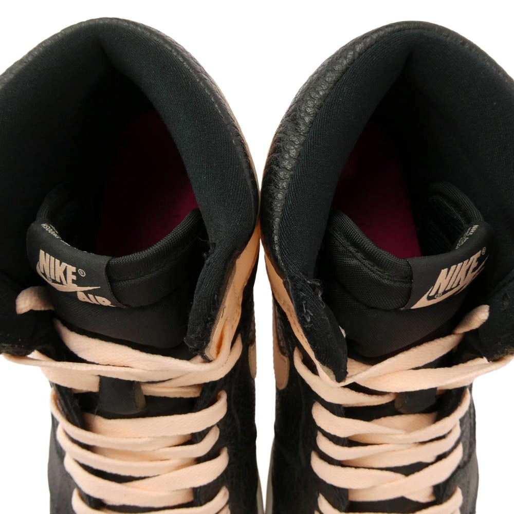 NIKE ナイキ 555088-081 AIR JORDAN 1 RETRO HIGH OG CRIMSON TINT エア ジョーダン 1 レトロ ハイ オージー クリムゾン ティント スニーカー ブラック系 ピンク系 28.5cm【中古】