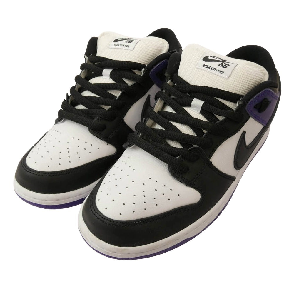 NIKE ナイキ BQ6817-500 DUNK LOW PRO COURT PURPLE ダンク ロー プロ コートパープル ローカットスニーカー パープル系 ホワイト系 28.5cm【中古】