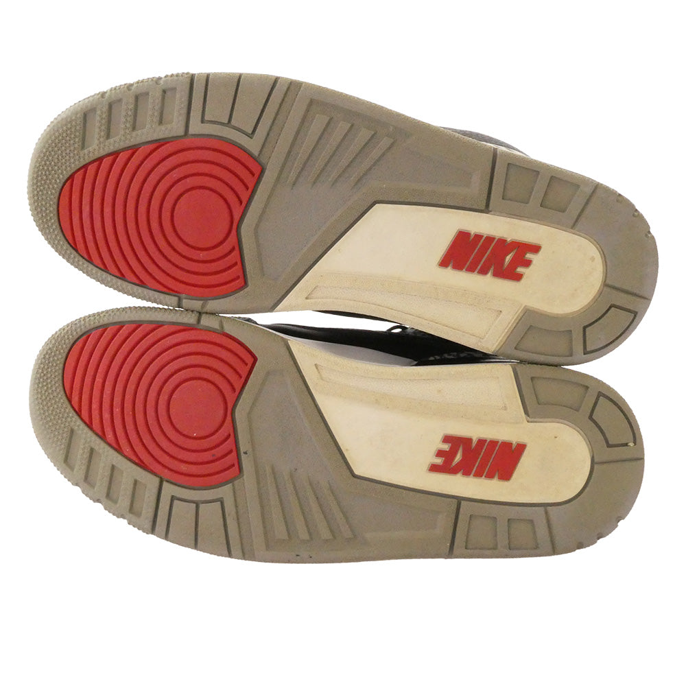 NIKE ナイキ 854262-001 AIR JORDAN 3 RETRO OG BLACK CEMENT エアジョーダン ブラックセメント ハイカットスニーカー ブラック系 グレー系 28cm【中古】