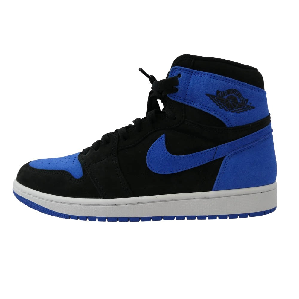 NIKE ナイキ DZ5485-042 AIR JORDAN 1 RETRO HIGH OG "ROYAL REIMAGINED" エアジョーダン1 レトロ ハイ ロイヤル リイマジンド スニーカー ブルー系 ブラック系 28cm【極上美品】【中古】