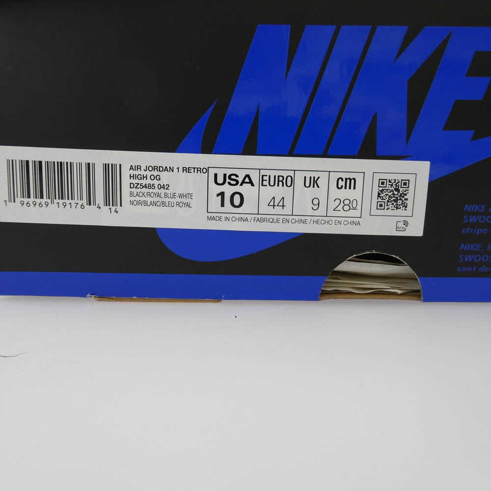 NIKE ナイキ DZ5485-042 AIR JORDAN 1 RETRO HIGH OG "ROYAL REIMAGINED" エアジョーダン1 レトロ ハイ ロイヤル リイマジンド スニーカー ブルー系 ブラック系 28cm【極上美品】【中古】