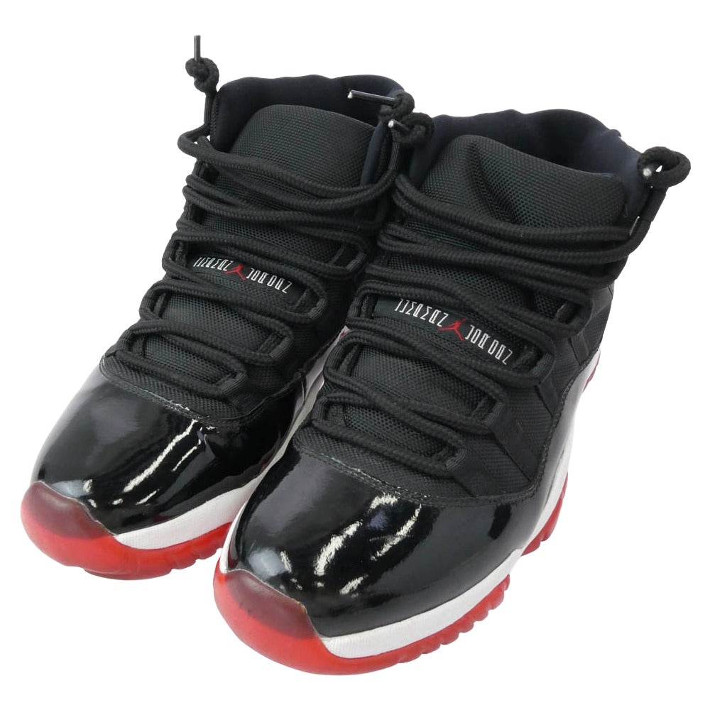 NIKE ナイキ 378037-010 AIR JORDAN 11 RETRO エアジョーダン 11 レトロ スニーカー ブラック系 28cm【中古】
