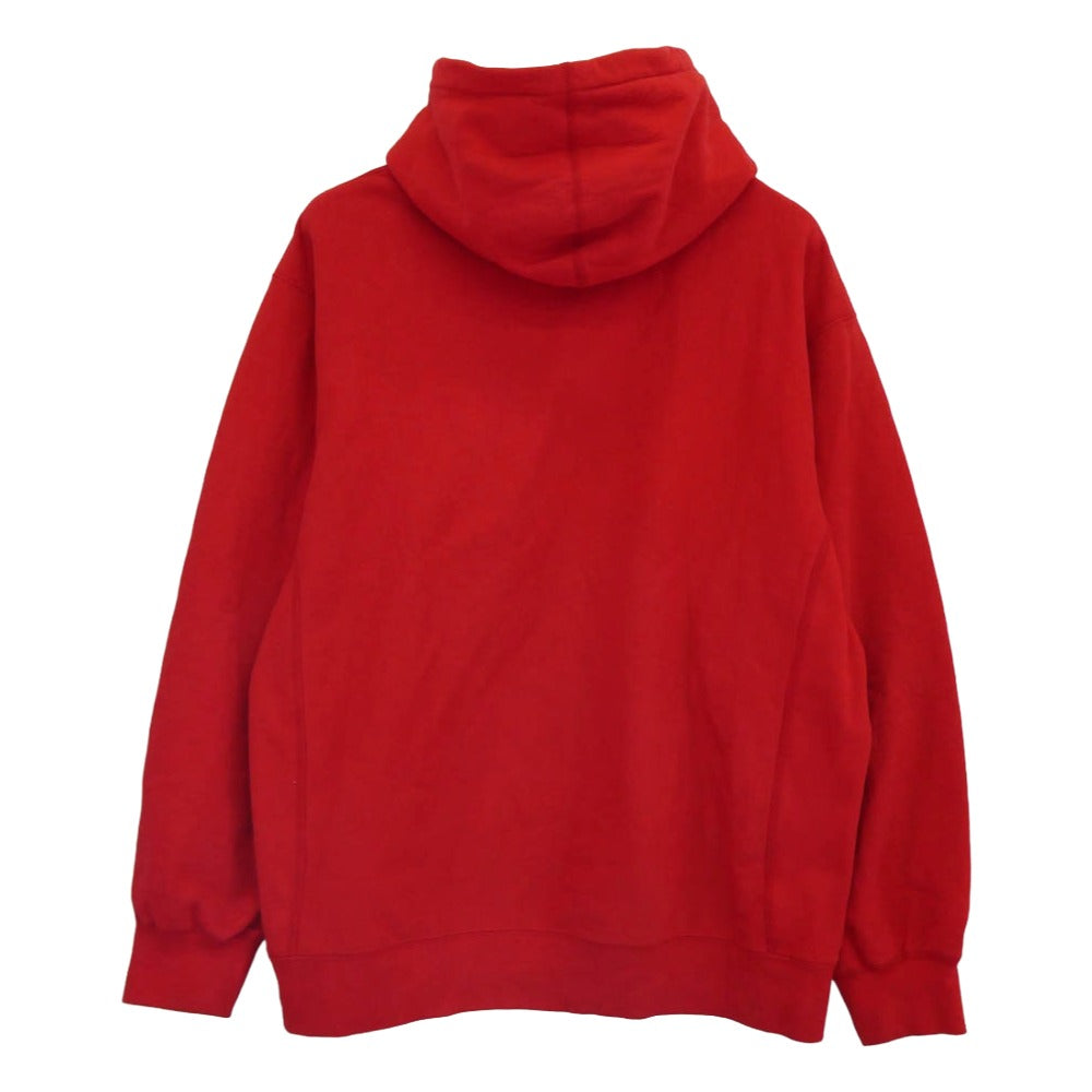 Supreme シュプリーム 21SS KAWS Chalk Logo Hooded Sweatshirt カウズ チョーク フーデッド スウェットシャツ パーカー レッド系 XL【中古】