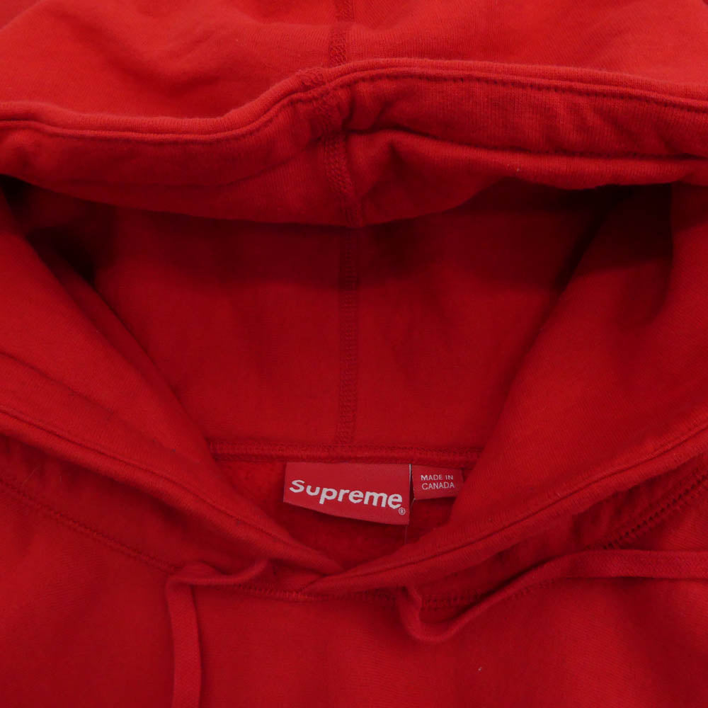 Supreme シュプリーム 21SS KAWS Chalk Logo Hooded Sweatshirt カウズ チョーク フーデッド スウェットシャツ パーカー レッド系 XL【中古】