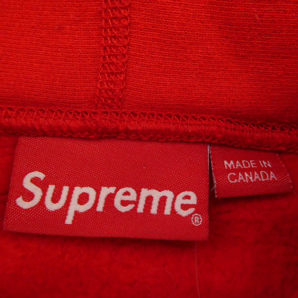 Supreme シュプリーム 21SS KAWS Chalk Logo Hooded Sweatshirt カウズ チョーク フーデッド スウェットシャツ パーカー レッド系 XL【中古】