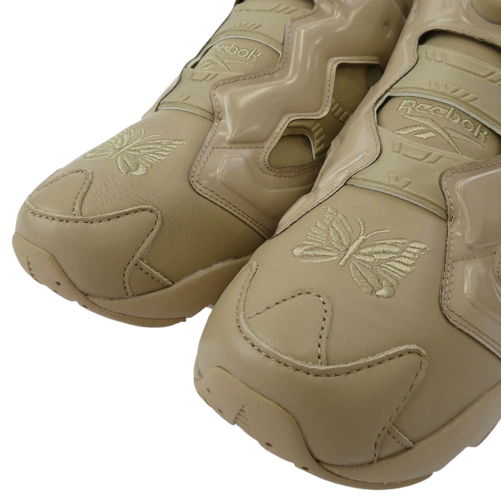 Reebok リーボック 100207688 ×NEEDLES INSTAPUMP FURY 94 ニードルズ インスタポンプ フューリー スニーカー ベージュ系 28.5cm【極上美品】【中古】