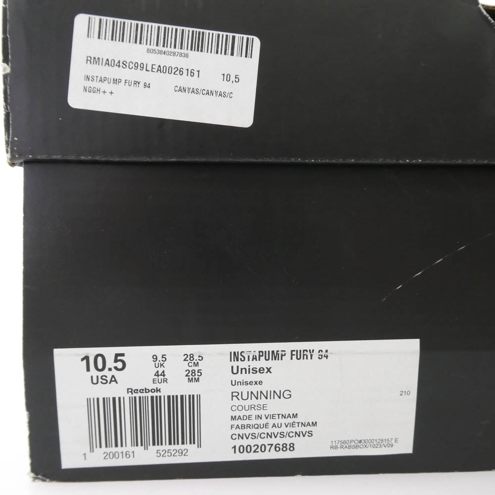 Reebok リーボック 100207688 ×NEEDLES INSTAPUMP FURY 94 ニードルズ インスタポンプ フューリー スニーカー ベージュ系 28.5cm【極上美品】【中古】