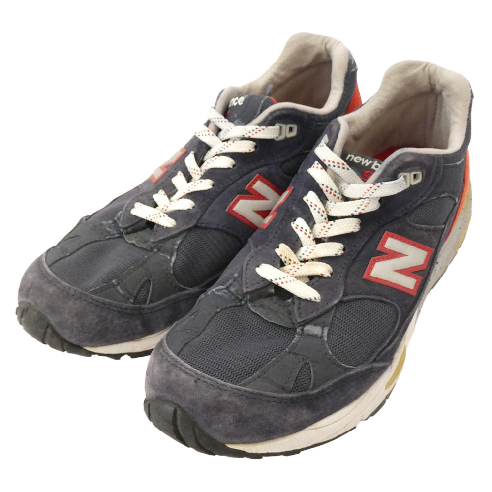 NEW BALANCE ニューバランス M991BB USA製 ローカット スニーカー ランニングシューズ ネイビー系 27.5cm【中古】
