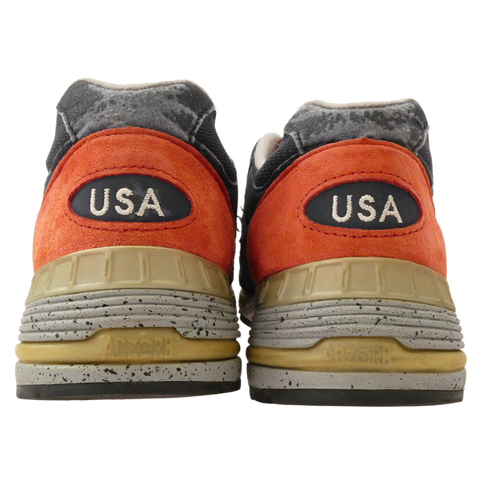 NEW BALANCE ニューバランス M991BB USA製 ローカット スニーカー ランニングシューズ ネイビー系 27.5cm【中古】