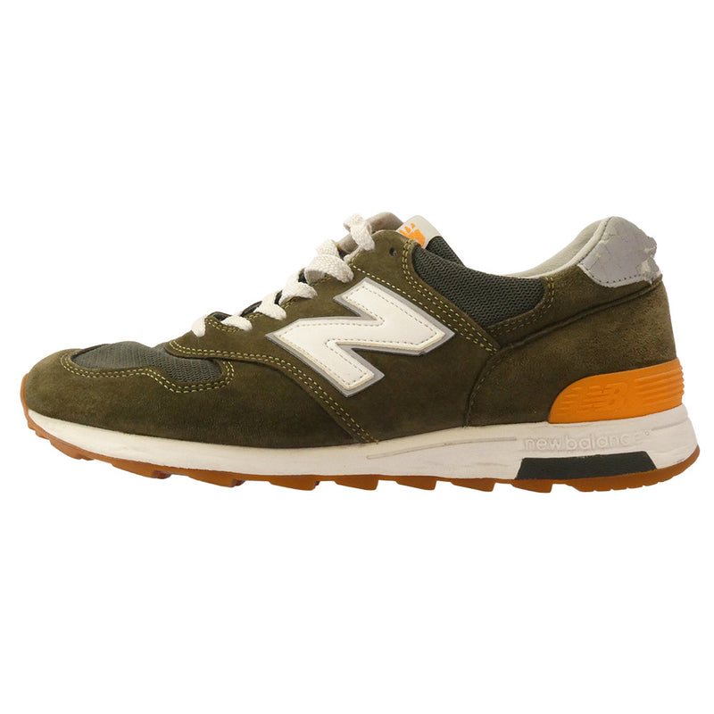 NEW BALANCE ニューバランス M1400BA USA製 ローカット スニーカー ランニングシューズ ダークブラウン系 37.5cm【中古】