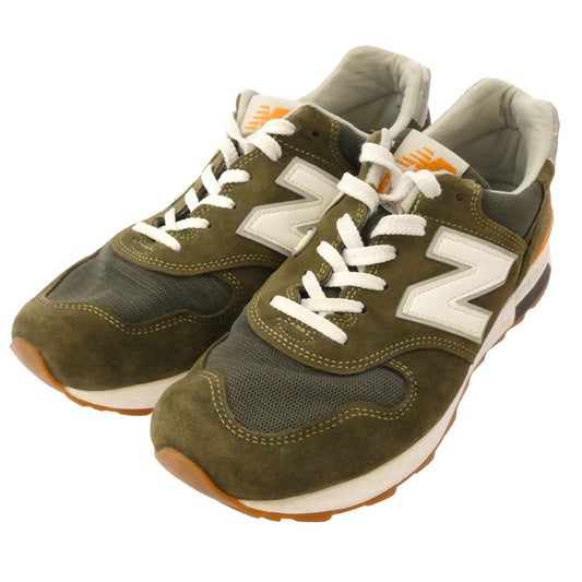 NEW BALANCE ニューバランス M1400BA USA製 ローカット スニーカー ランニングシューズ ダークブラウン系 37.5cm【中古】