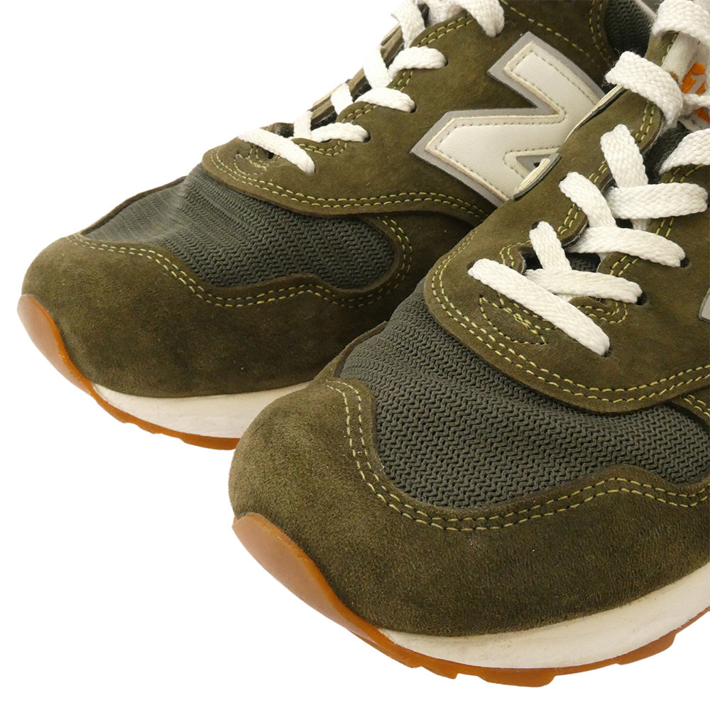 NEW BALANCE ニューバランス M1400BA USA製 ローカット スニーカー ランニングシューズ ダークブラウン系 37.5cm【中古】