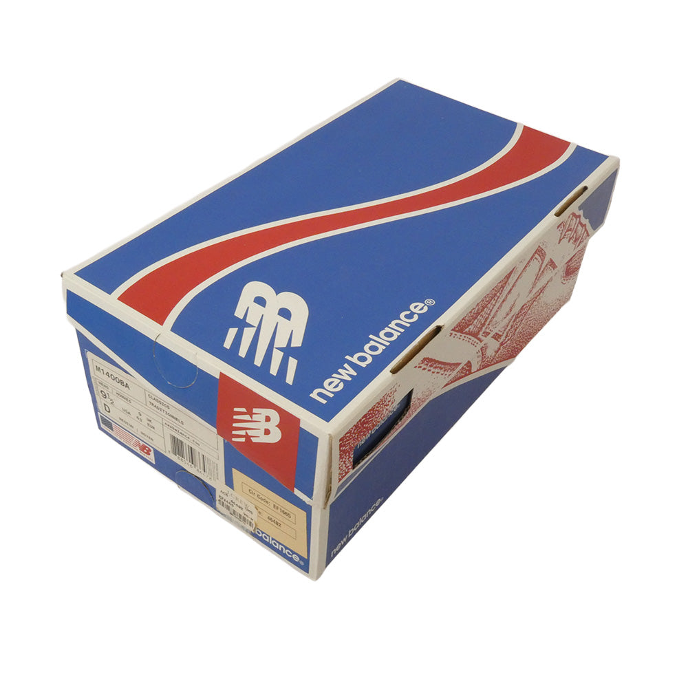 NEW BALANCE ニューバランス M1400BA USA製 ローカット スニーカー ランニングシューズ ダークブラウン系 37.5cm【中古】