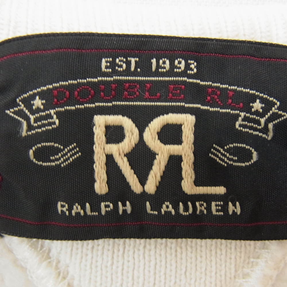 RRL ダブルアールエル 両V 裏起毛 クルー スウェット ホワイト系 M【中古】