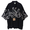 GOLD ゴールド GL39440 MONOTONE RATTLE SNAKE OPEN SHIRT モノトーン ラトル スネイク 半袖 オープンシャツ ブラック系 L【美品】【中古】