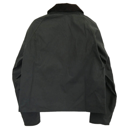 Barbour バブアー 232MWX1212 SPEY WAX JACKET スペイ ワックスコットン オイルド ショートジャケット ダークグリーン系 L【中古】