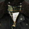Barbour バブアー 232MWX1212 SPEY WAX JACKET スペイ ワックスコットン オイルド ショートジャケット ダークグリーン系 L【中古】