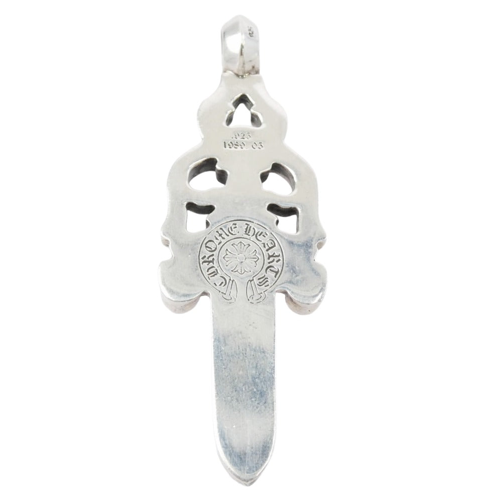 CHROME HEARTS クロムハーツ（原本無） LARGE DAGGER ラージダガー ペンダントトップ シルバー系【中古】