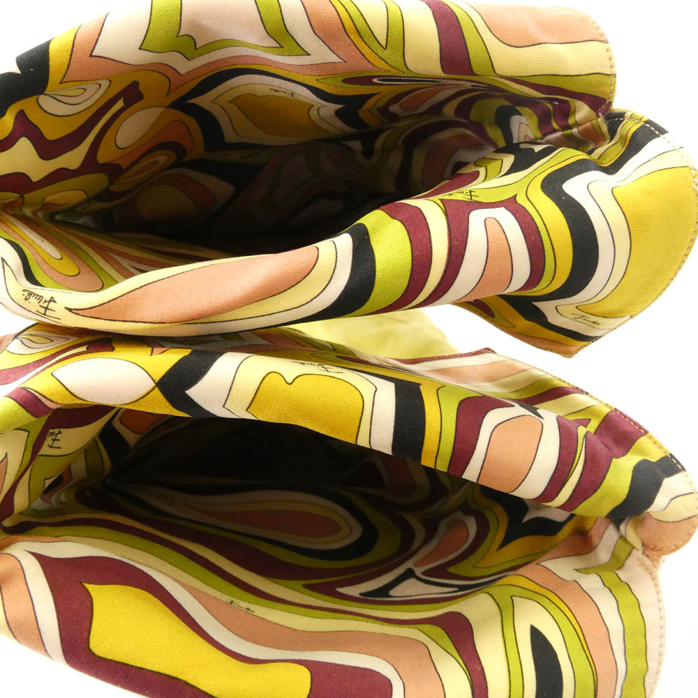 Emilio Pucci エミリオプッチ スエード ニーハイ ブーツ イエロー系 36【中古】