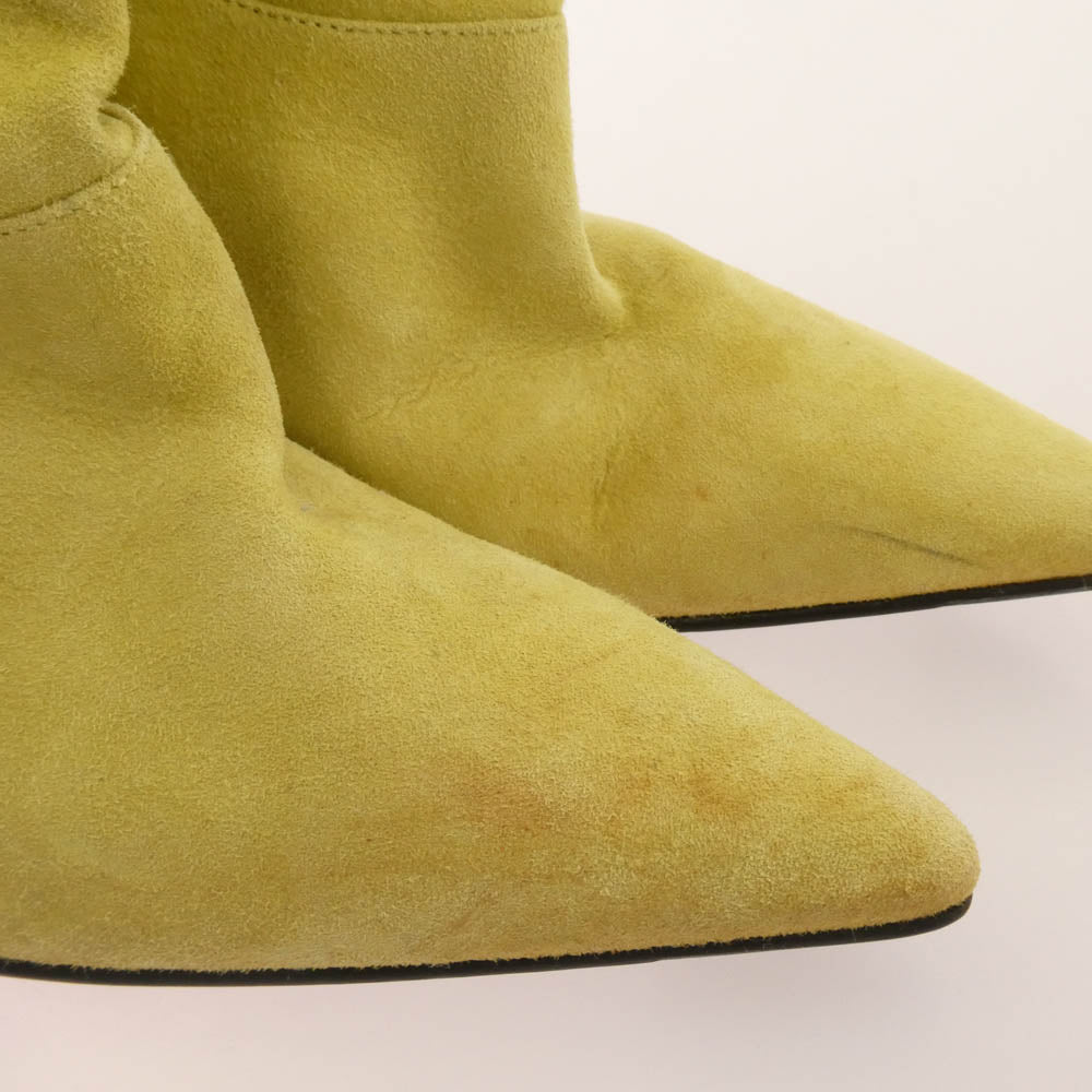 Emilio Pucci エミリオプッチ スエード ニーハイ ブーツ イエロー系 36【中古】