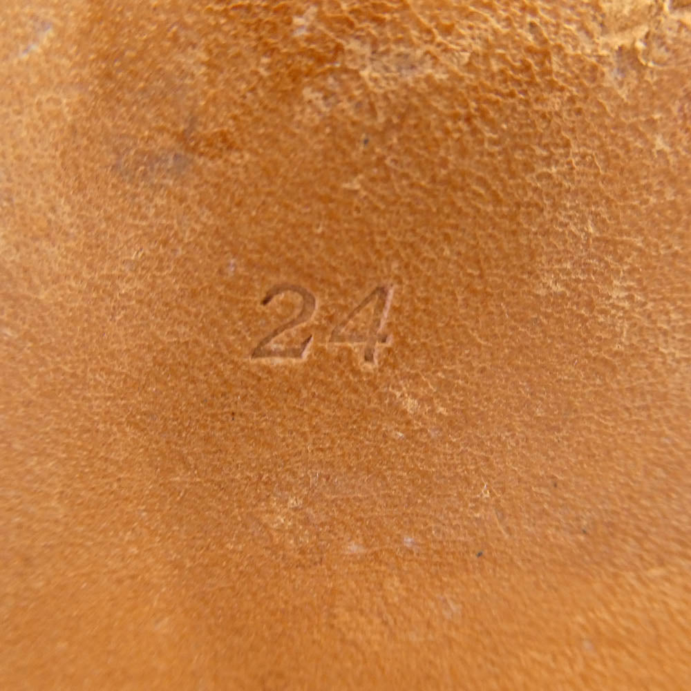 tricot COMME des GARCONS トリココムデギャルソン ウィングチップ レースアップ レザーシューズ ブラック系 24【中古】